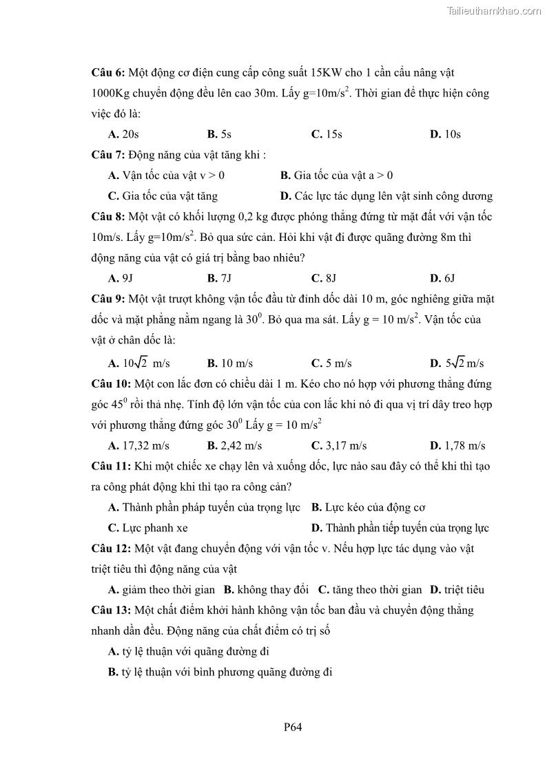 Luận án tiến sĩ Bồi dưỡng năng lực tự học của học sinh trong dạy học một số kiến thức Cơ học và Điện từ học Vật lí THPT với sự hỗ trợ của mạng xã hội Facebook - 20 Trang 240