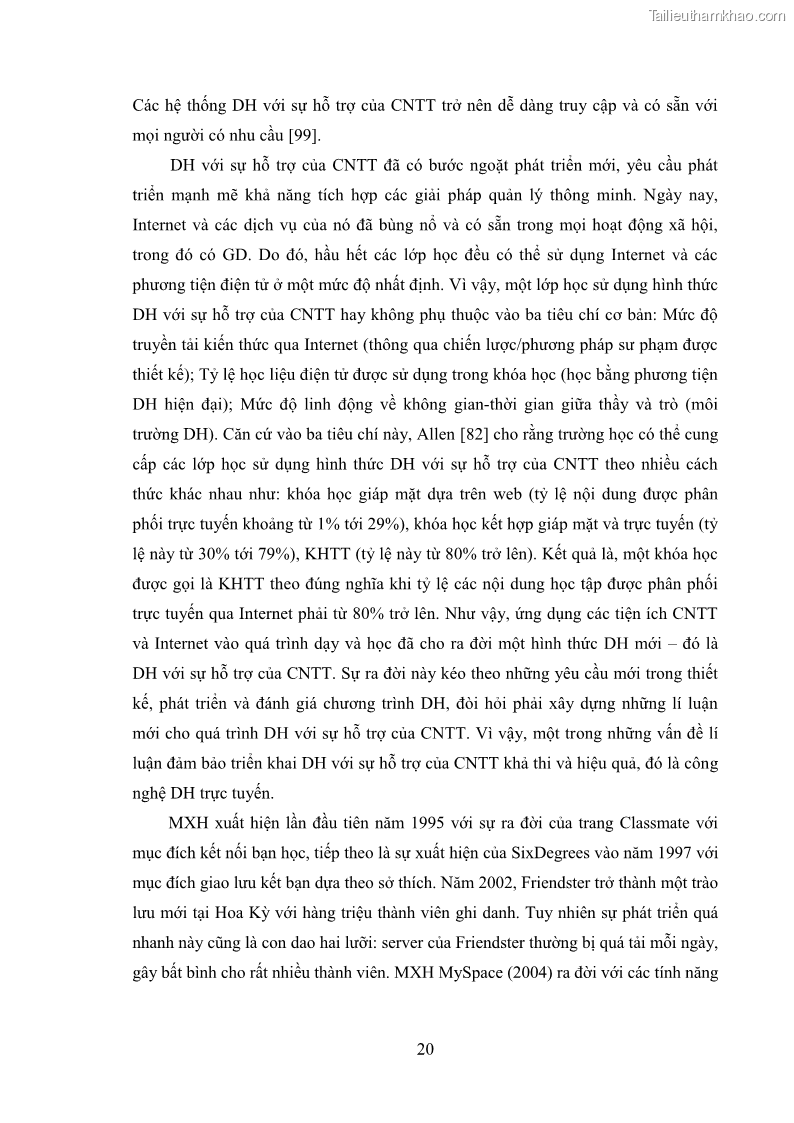 Luận án tiến sĩ Bồi dưỡng năng lực tự học của học sinh trong dạy học một số kiến thức Cơ học và Điện từ học Vật lí THPT với sự hỗ trợ của mạng xã hội Facebook - 3 Trang 35