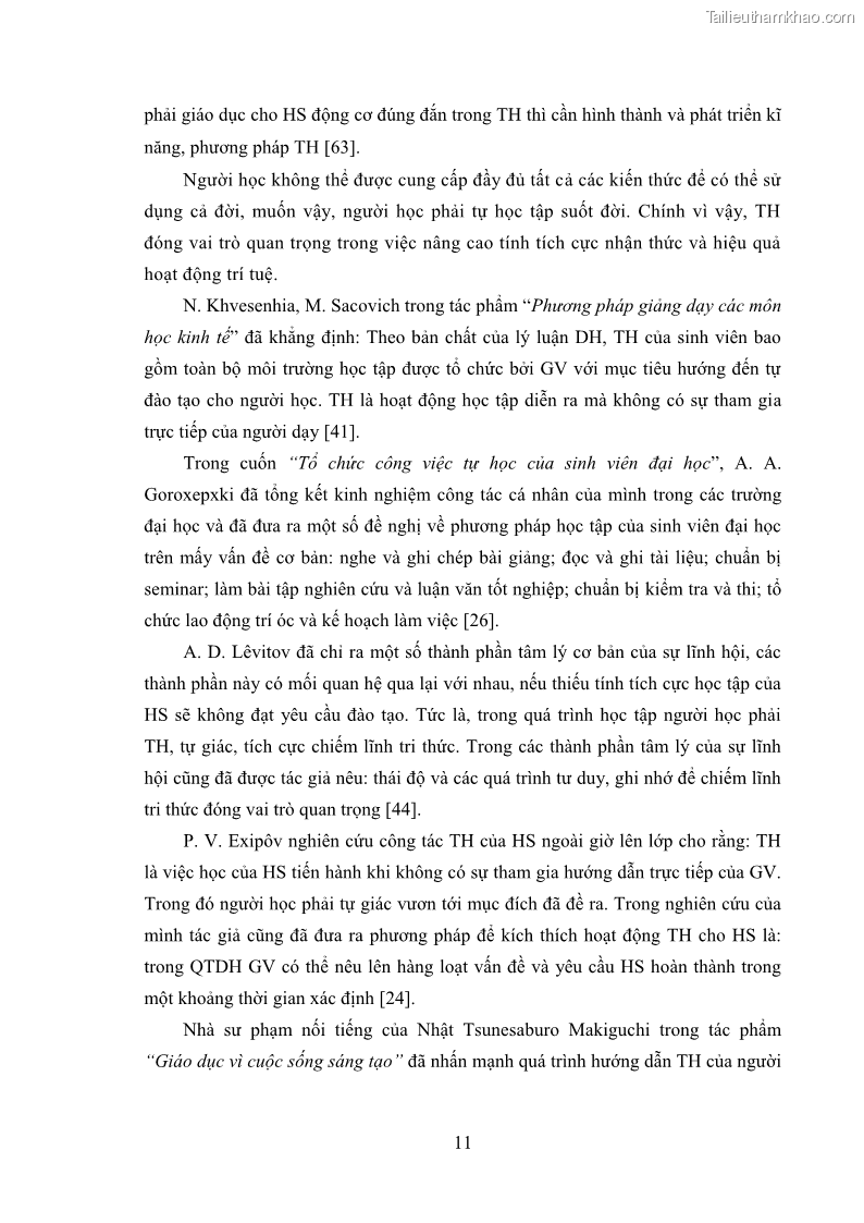 Luận án tiến sĩ Bồi dưỡng năng lực tự học của học sinh trong dạy học một số kiến thức Cơ học và Điện từ học Vật lí THPT với sự hỗ trợ của mạng xã hội Facebook - 3 Trang 26