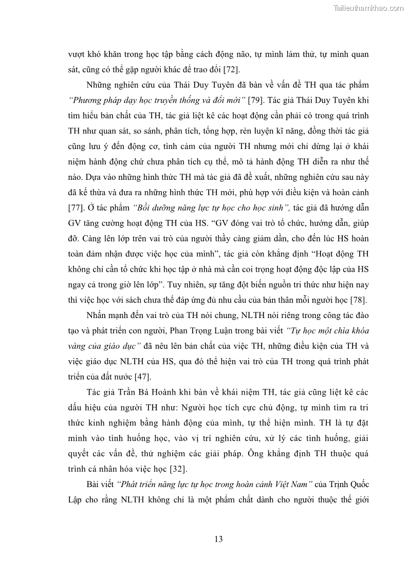 Luận án tiến sĩ Bồi dưỡng năng lực tự học của học sinh trong dạy học một số kiến thức Cơ học và Điện từ học Vật lí THPT với sự hỗ trợ của mạng xã hội Facebook - 3 Trang 28