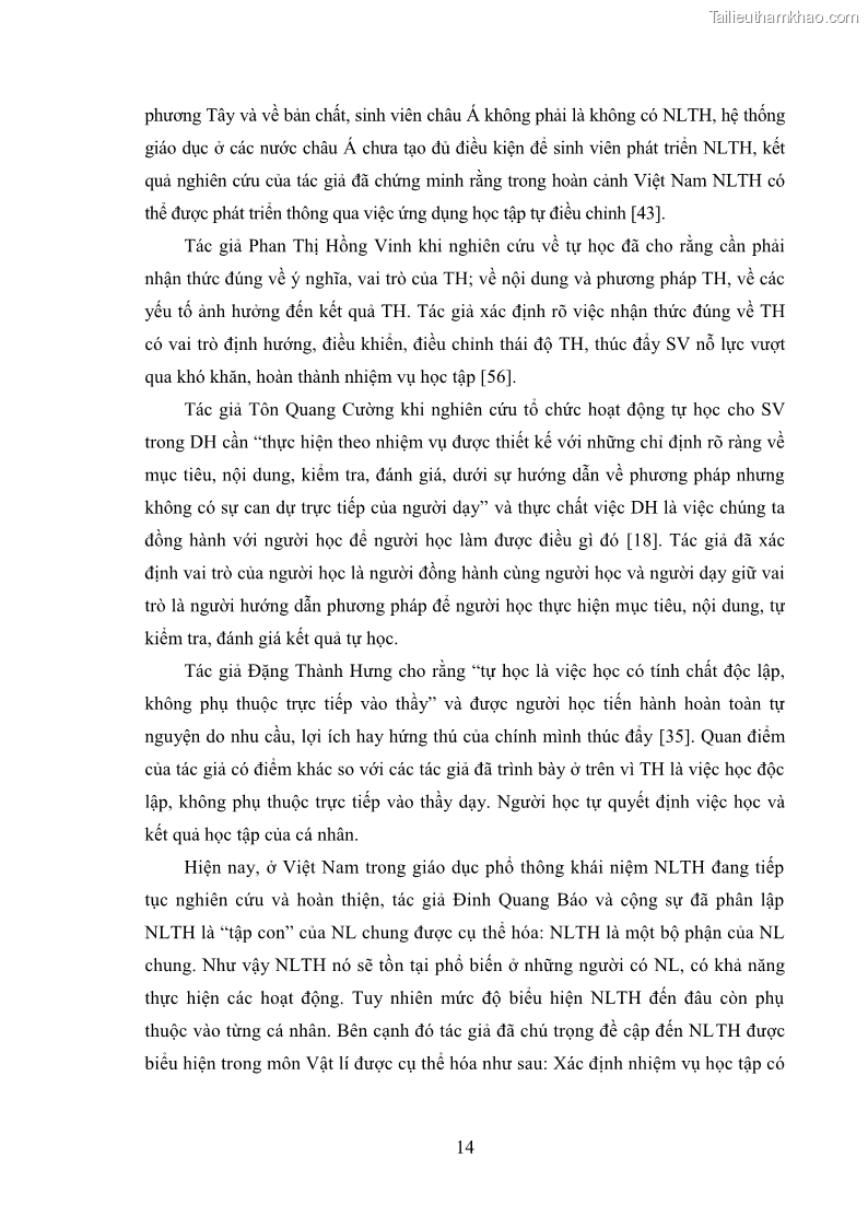 Luận án tiến sĩ Bồi dưỡng năng lực tự học của học sinh trong dạy học một số kiến thức Cơ học và Điện từ học Vật lí THPT với sự hỗ trợ của mạng xã hội Facebook - 3 Trang 29