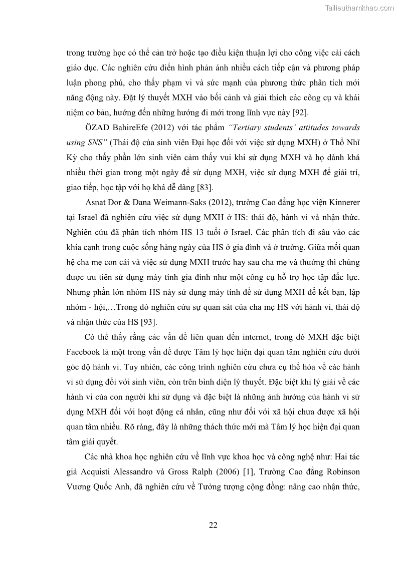 Luận án tiến sĩ Bồi dưỡng năng lực tự học của học sinh trong dạy học một số kiến thức Cơ học và Điện từ học Vật lí THPT với sự hỗ trợ của mạng xã hội Facebook - 4 Trang 37