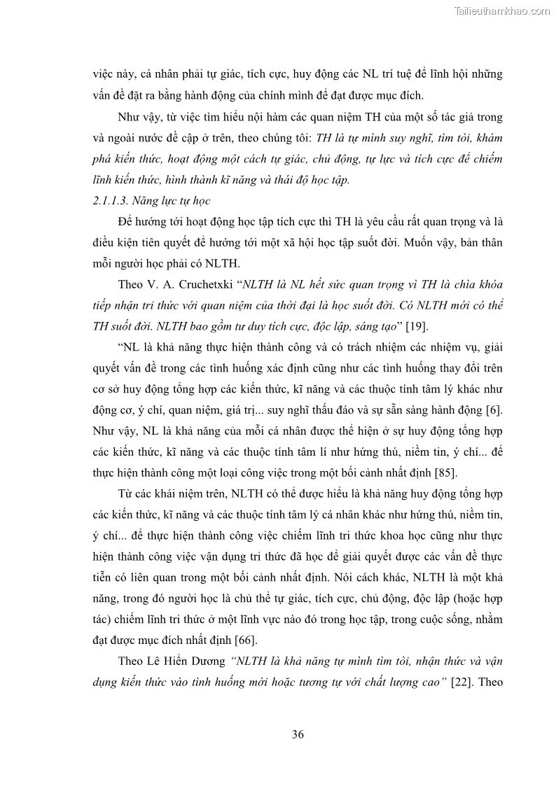 Luận án tiến sĩ Bồi dưỡng năng lực tự học của học sinh trong dạy học một số kiến thức Cơ học và Điện từ học Vật lí THPT với sự hỗ trợ của mạng xã hội Facebook - 5 Trang 51