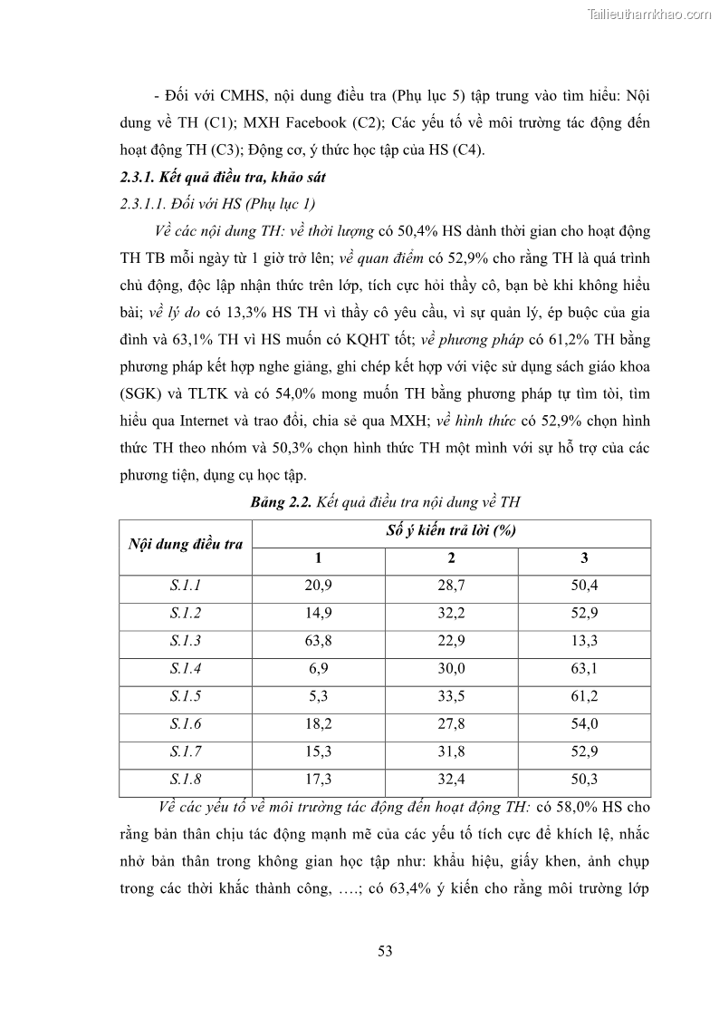 Luận án tiến sĩ Bồi dưỡng năng lực tự học của học sinh trong dạy học một số kiến thức Cơ học và Điện từ học Vật lí THPT với sự hỗ trợ của mạng xã hội Facebook - 6 Trang 68