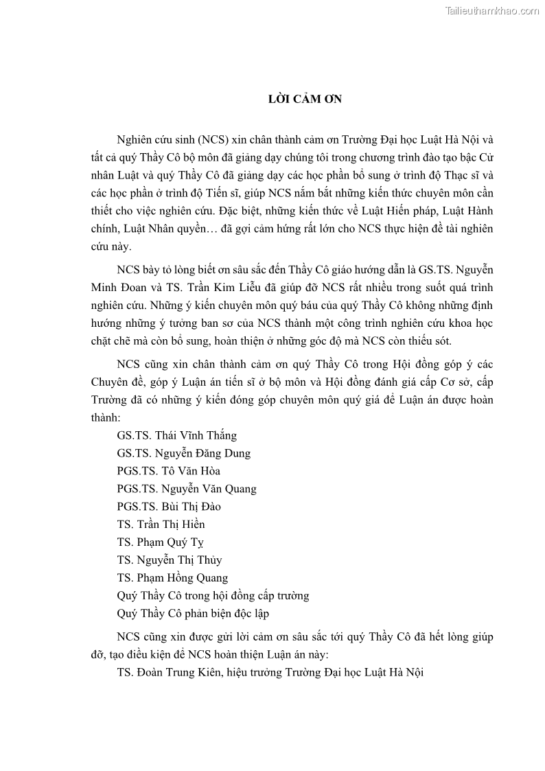 Luận án tiến sĩ luật học Nghĩa vụ con người trong pháp luật quốc tế và pháp luật Việt Nam - 1 Trang 4