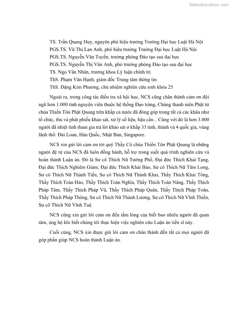 Luận án tiến sĩ luật học Nghĩa vụ con người trong pháp luật quốc tế và pháp luật Việt Nam - 1 Trang 5