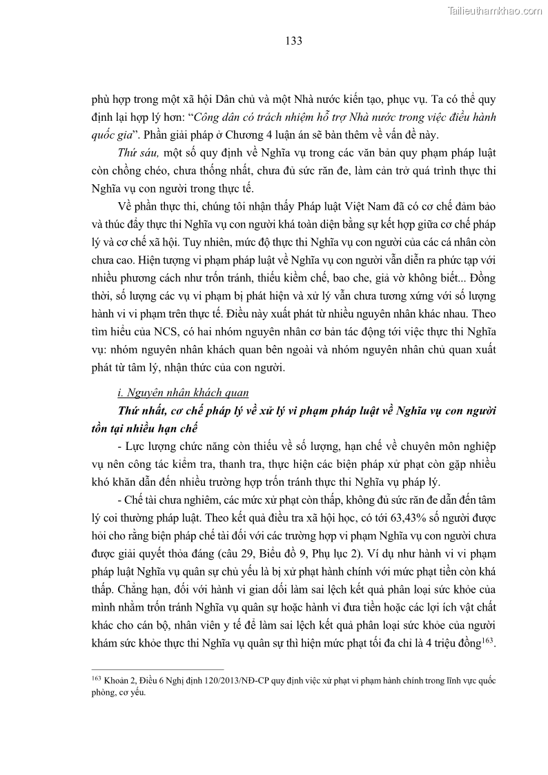 Luận án tiến sĩ luật học Nghĩa vụ con người trong pháp luật quốc tế và pháp luật Việt Nam - 12 Trang 144