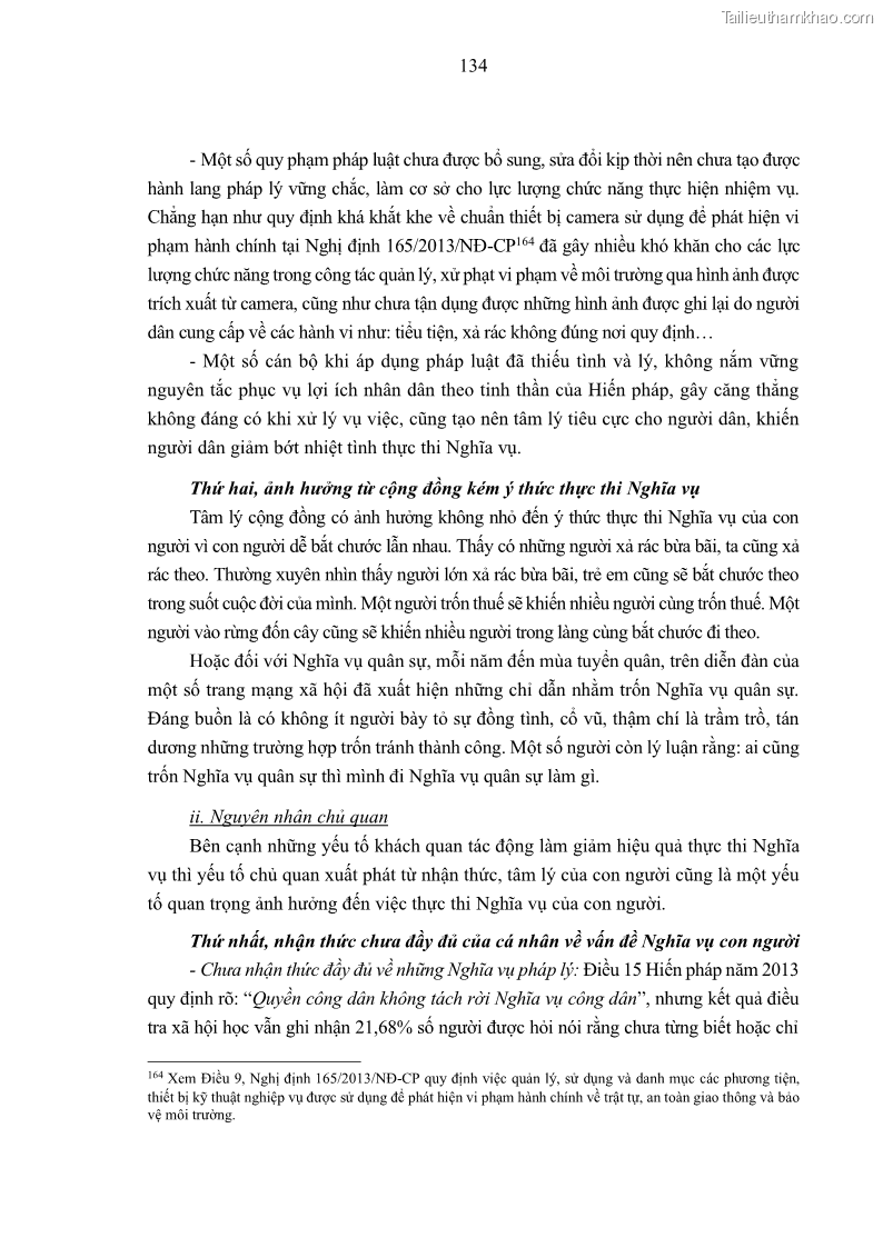 Luận án tiến sĩ luật học Nghĩa vụ con người trong pháp luật quốc tế và pháp luật Việt Nam - 13 Trang 145