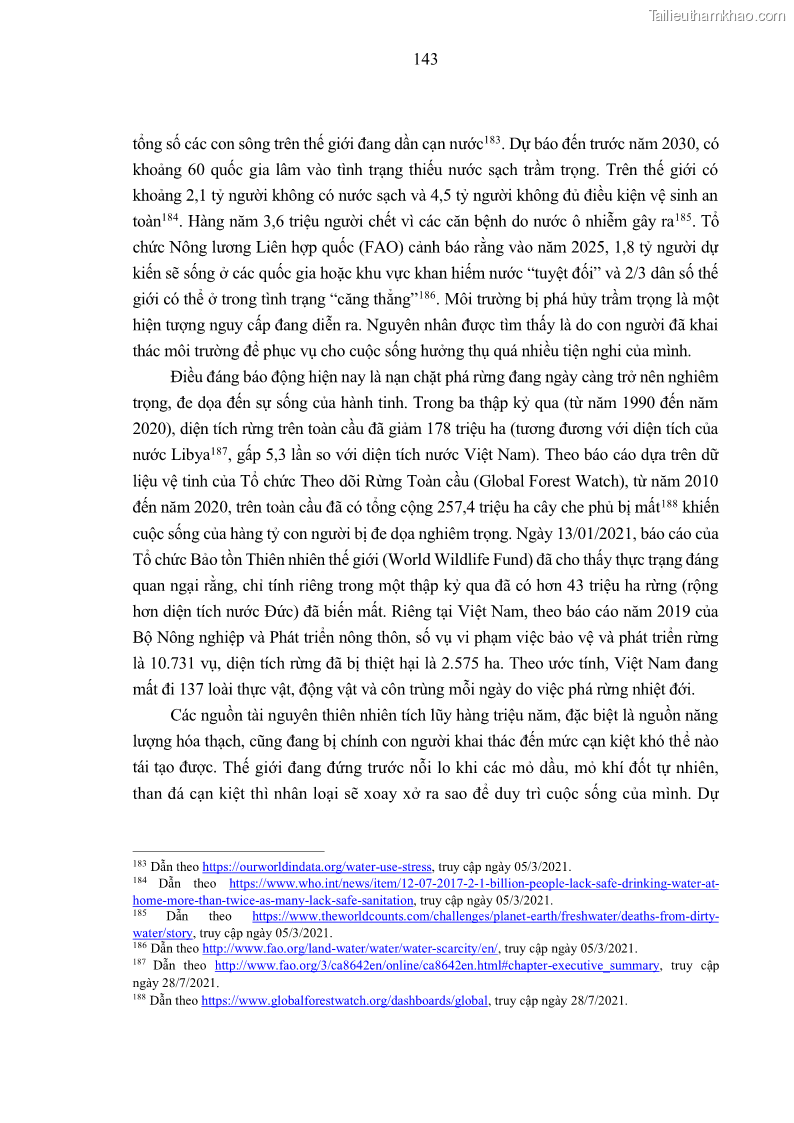 Luận án tiến sĩ luật học Nghĩa vụ con người trong pháp luật quốc tế và pháp luật Việt Nam - 13 Trang 154