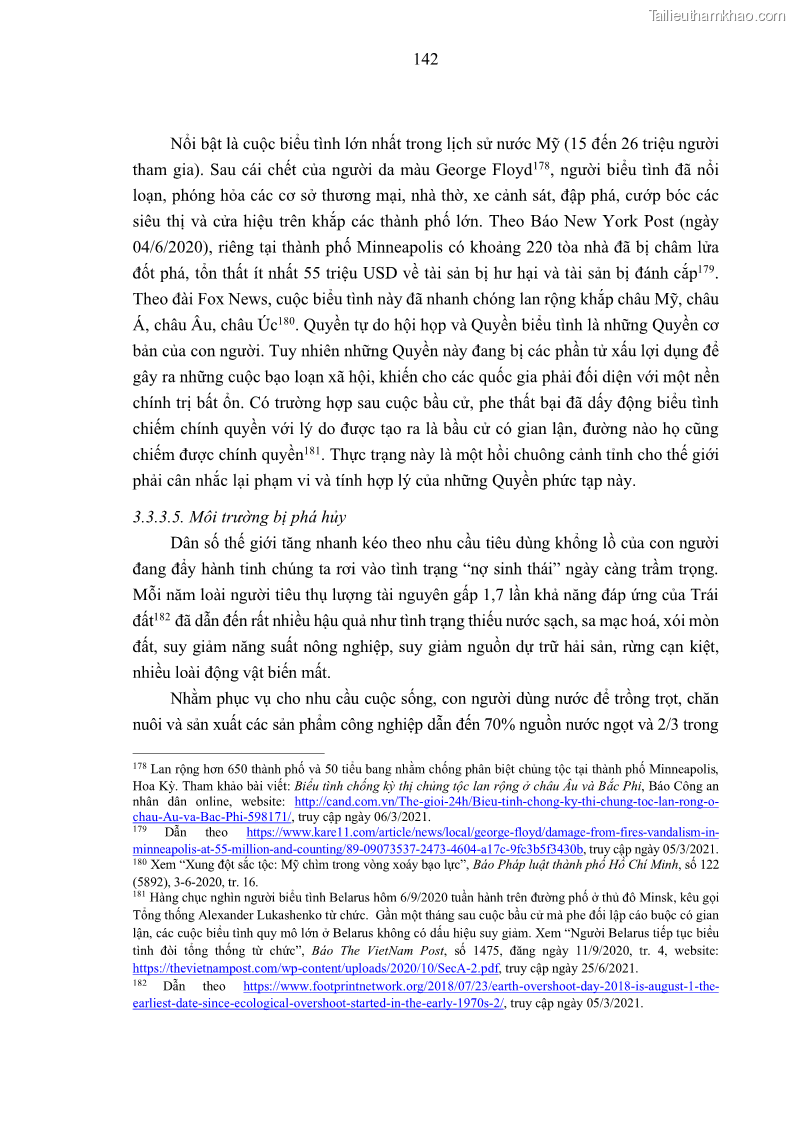 Luận án tiến sĩ luật học Nghĩa vụ con người trong pháp luật quốc tế và pháp luật Việt Nam - 13 Trang 153