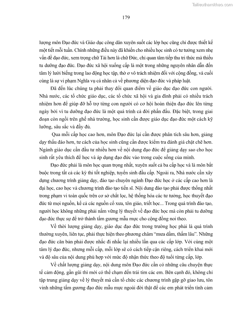 Luận án tiến sĩ luật học Nghĩa vụ con người trong pháp luật quốc tế và pháp luật Việt Nam - 16 Trang 190