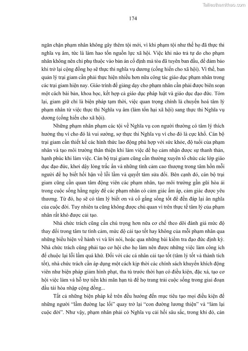 Luận án tiến sĩ luật học Nghĩa vụ con người trong pháp luật quốc tế và pháp luật Việt Nam - 16 Trang 185