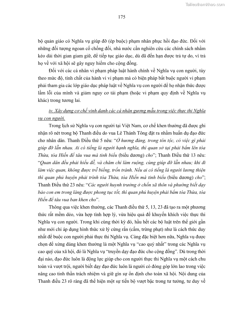 Luận án tiến sĩ luật học Nghĩa vụ con người trong pháp luật quốc tế và pháp luật Việt Nam - 16 Trang 186