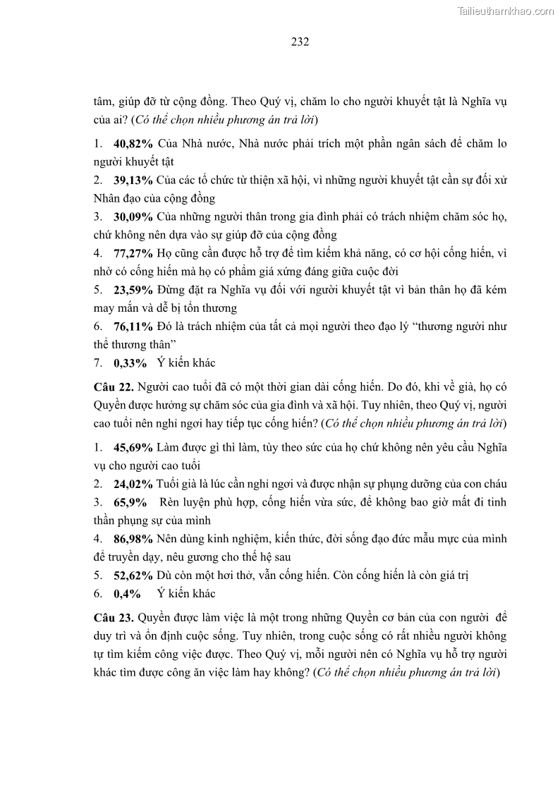 Luận án tiến sĩ luật học Nghĩa vụ con người trong pháp luật quốc tế và pháp luật Việt Nam - 21 Trang 243