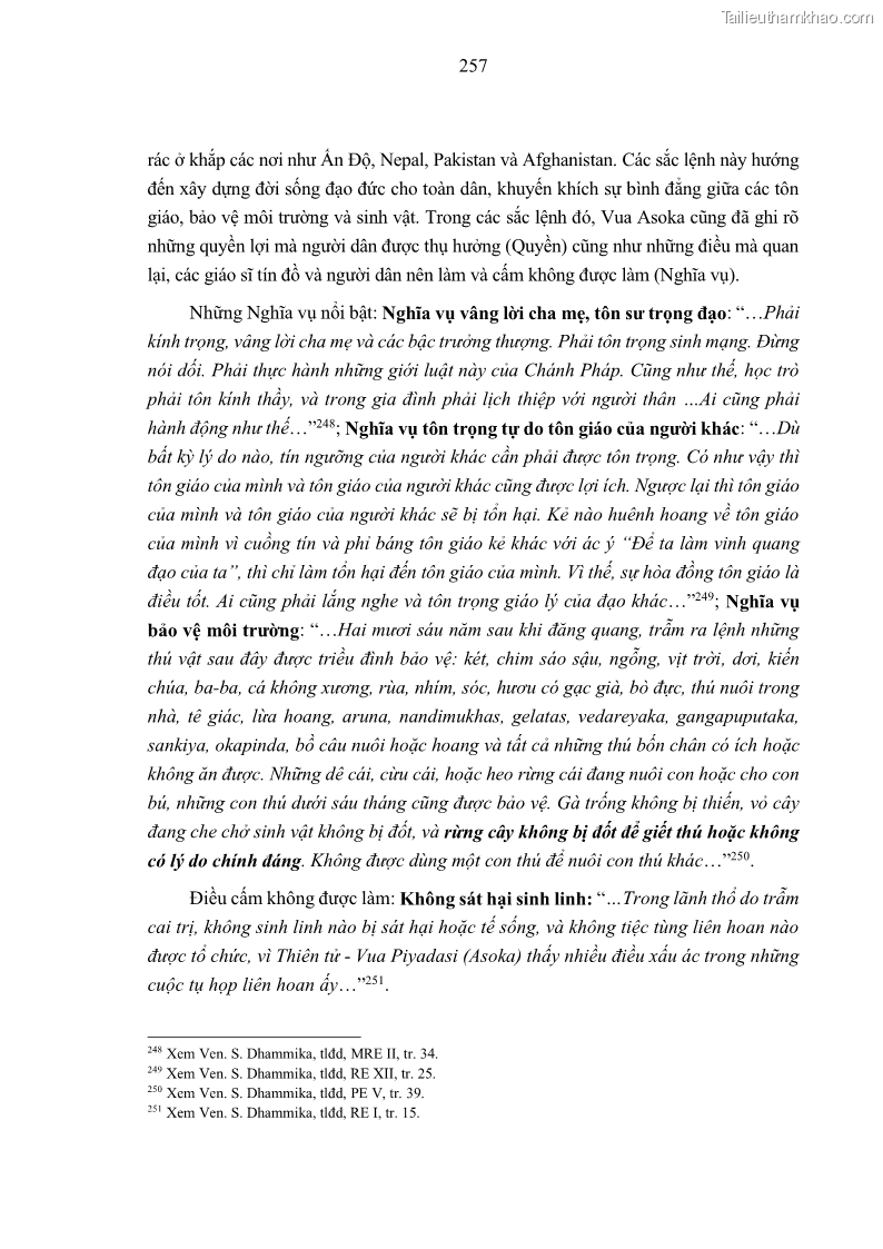 Luận án tiến sĩ luật học Nghĩa vụ con người trong pháp luật quốc tế và pháp luật Việt Nam - 23 Trang 268