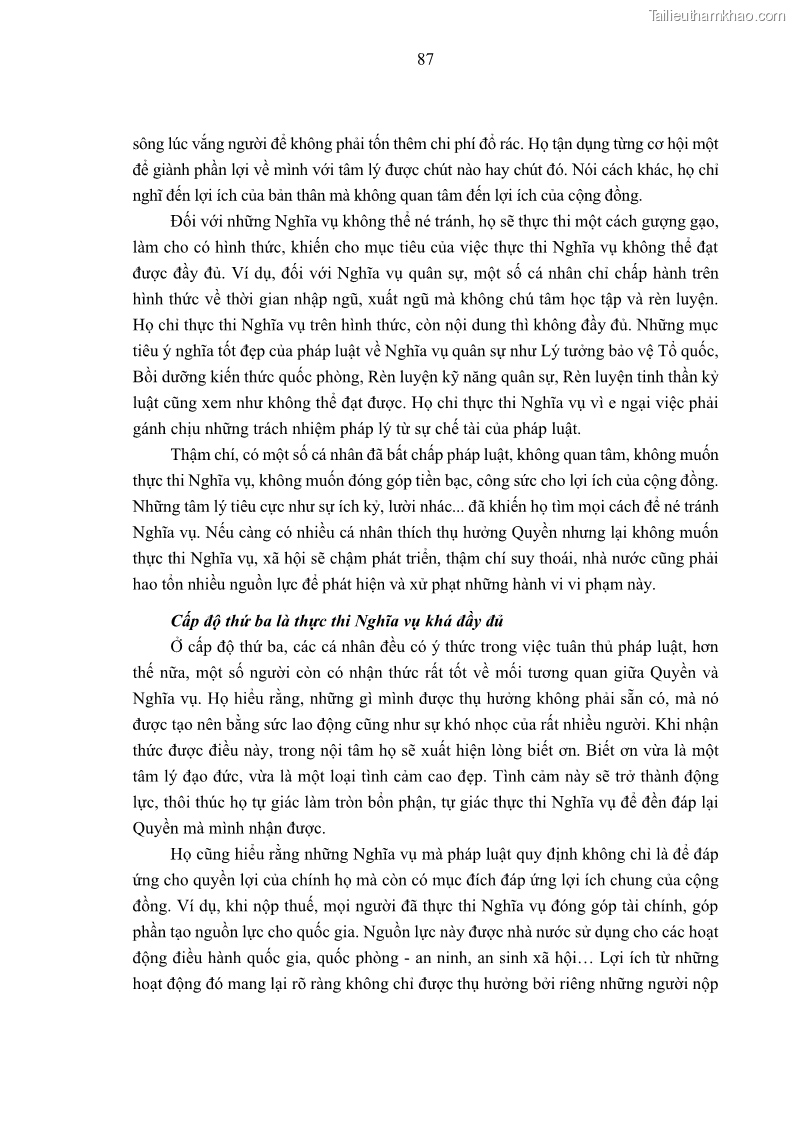 Luận án tiến sĩ luật học Nghĩa vụ con người trong pháp luật quốc tế và pháp luật Việt Nam - 9 Trang 98
