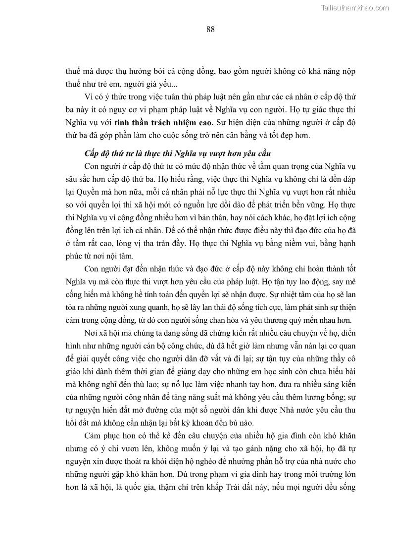 Luận án tiến sĩ luật học Nghĩa vụ con người trong pháp luật quốc tế và pháp luật Việt Nam - 9 Trang 99