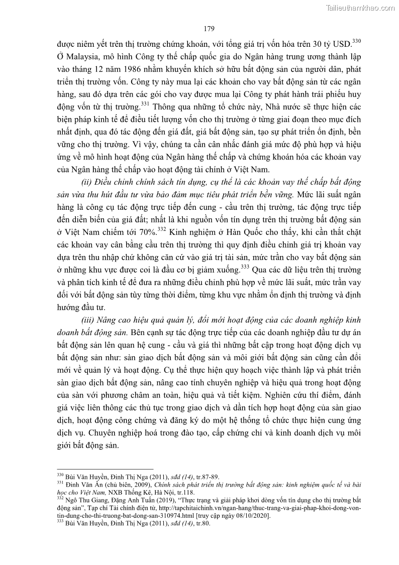 Luận án tiến sĩ luật học Quản lý nhà nước về giá đất - 16 Trang 186