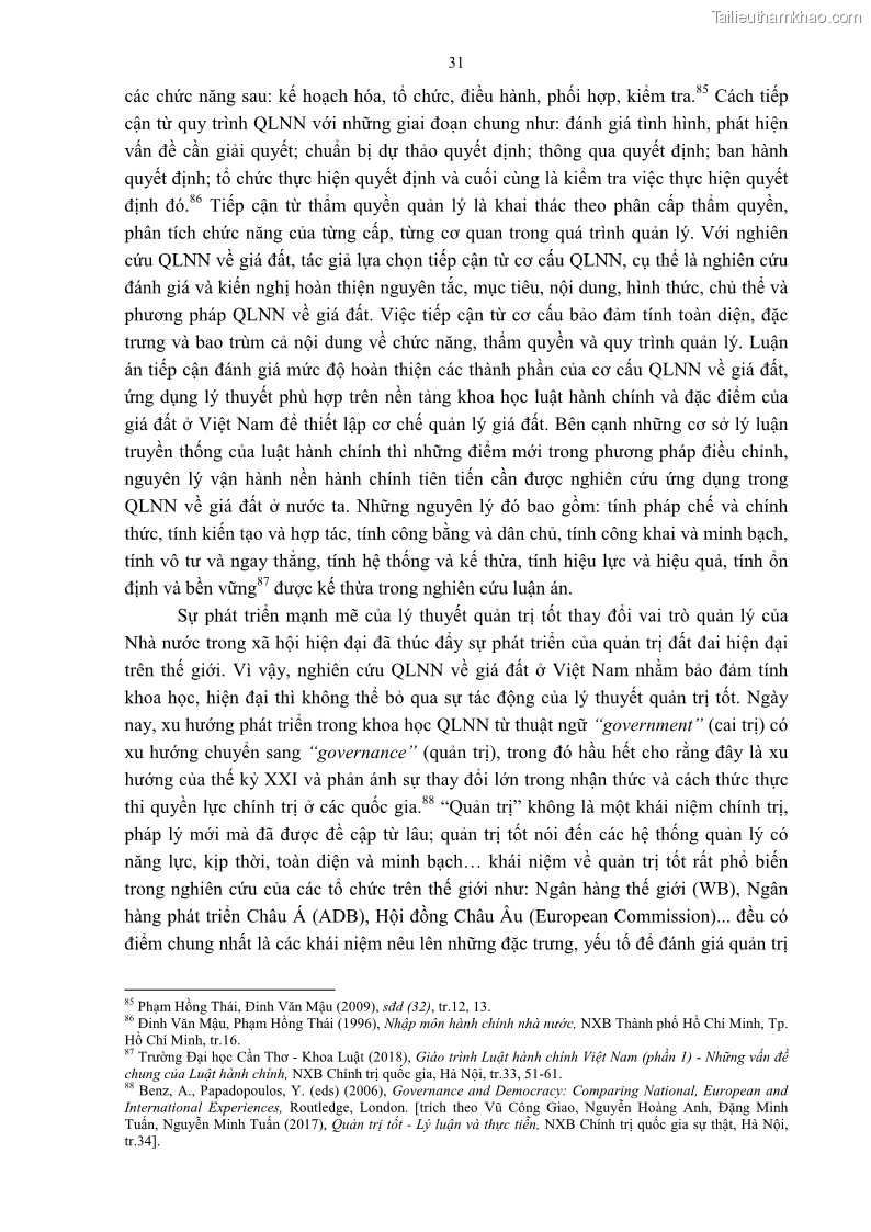 Luận án tiến sĩ luật học Quản lý nhà nước về giá đất - 4 Trang 38