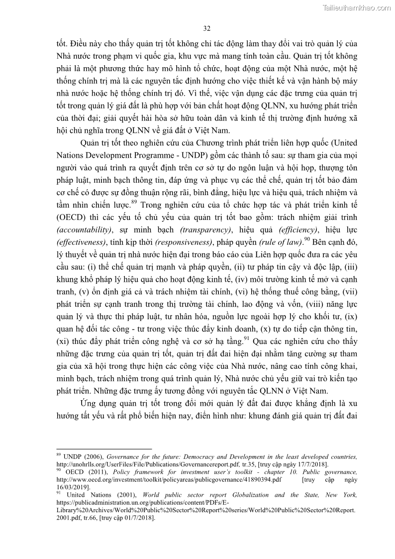 Luận án tiến sĩ luật học Quản lý nhà nước về giá đất - 4 Trang 39
