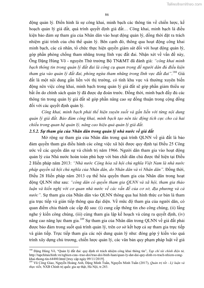 Luận án tiến sĩ luật học Quản lý nhà nước về giá đất - 8 Trang 93