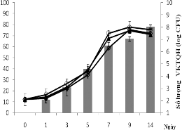 c d Hình 3 25 Đồ thị biểu thị thời gian phân hủy dầu diesel và mật độ 6