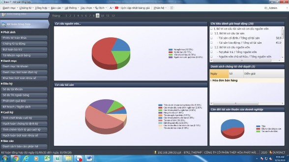 Sơ đồ 2 5 Giao diện phần mềm quản trị tài chính kế toán BRAVO Đây là 2