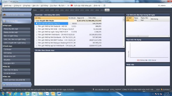 Sơ đồ 2 5 Giao diện phần mềm quản trị tài chính kế toán BRAVO Đây là 3