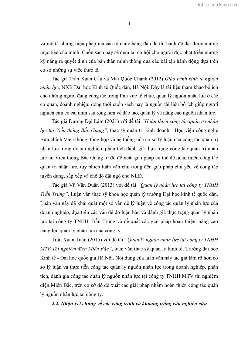 Luận văn thạc sĩ kinh tế Nâng cao chất lượng Nhà quản trị cấp trung tại Tổng công ty May 10 - 2 Trang 14