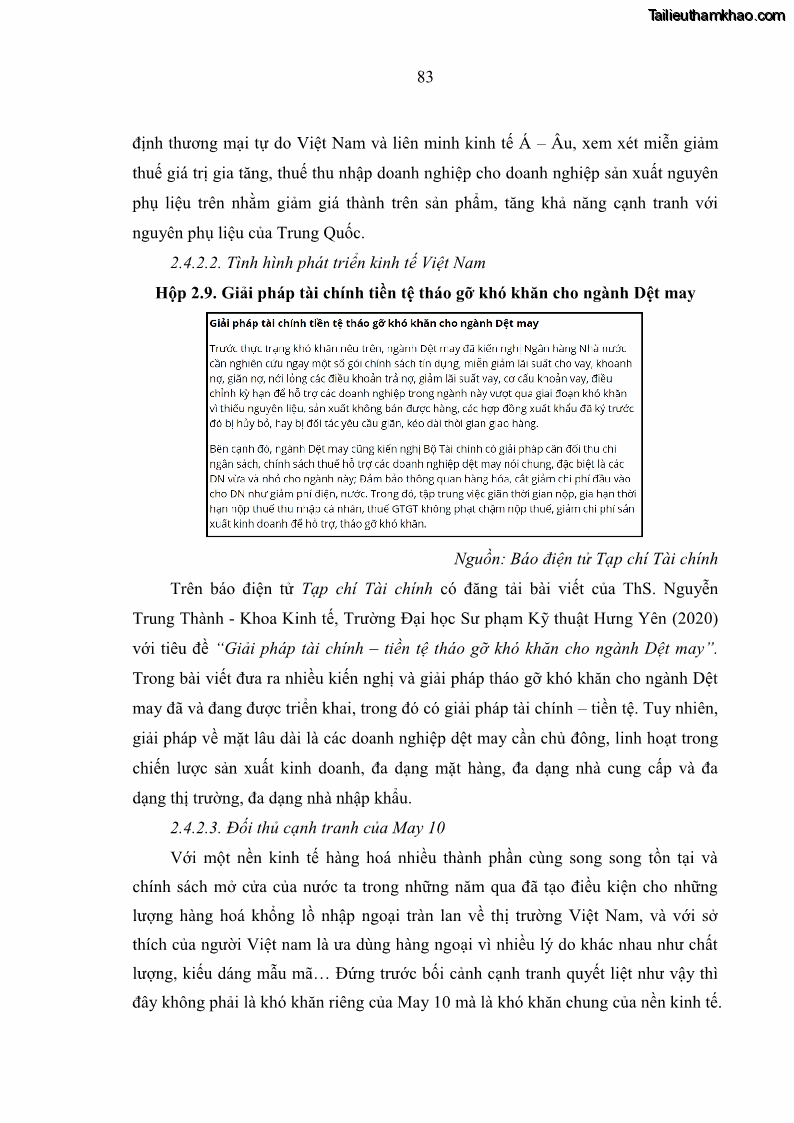 Luận văn thạc sĩ kinh tế Nâng cao chất lượng Nhà quản trị cấp trung tại Tổng công ty May 10 - 8 Trang 93
