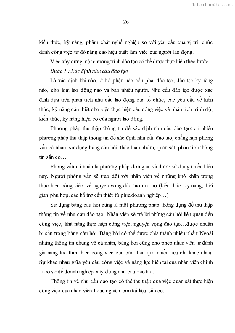 Luận văn thạc sĩ kinh tế Nâng cao chất lượng nhân lực tại Công ty Cổ phần Xây dựng số 1 Hà Nội - 3 Trang 34