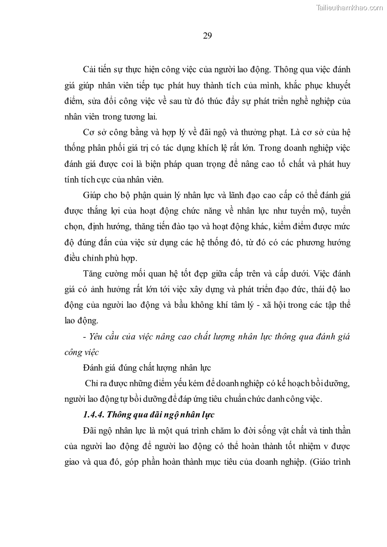 Luận văn thạc sĩ kinh tế Nâng cao chất lượng nhân lực tại Công ty Cổ phần Xây dựng số 1 Hà Nội - 4 Trang 37
