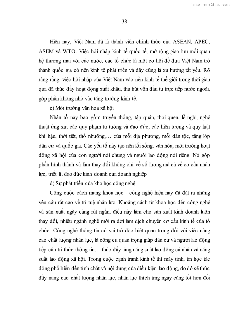 Luận văn thạc sĩ kinh tế Nâng cao chất lượng nhân lực tại Công ty Cổ phần Xây dựng số 1 Hà Nội - 4 Trang 46