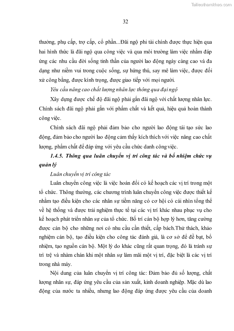 Luận văn thạc sĩ kinh tế Nâng cao chất lượng nhân lực tại Công ty Cổ phần Xây dựng số 1 Hà Nội - 4 Trang 40