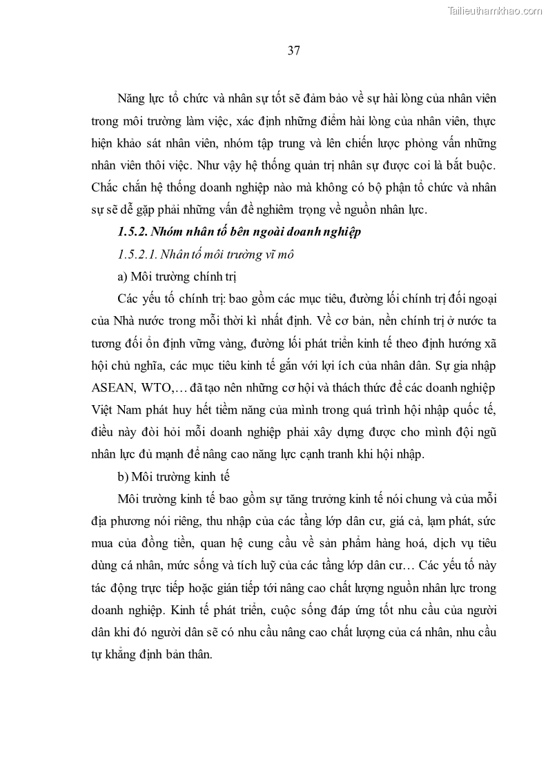 Luận văn thạc sĩ kinh tế Nâng cao chất lượng nhân lực tại Công ty Cổ phần Xây dựng số 1 Hà Nội - 4 Trang 45