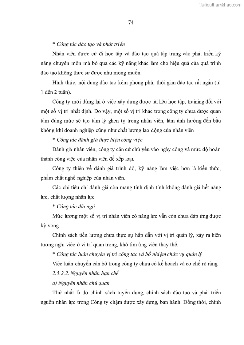 Luận văn thạc sĩ kinh tế Nâng cao chất lượng nhân lực tại Công ty Cổ phần Xây dựng số 1 Hà Nội - 7 Trang 82