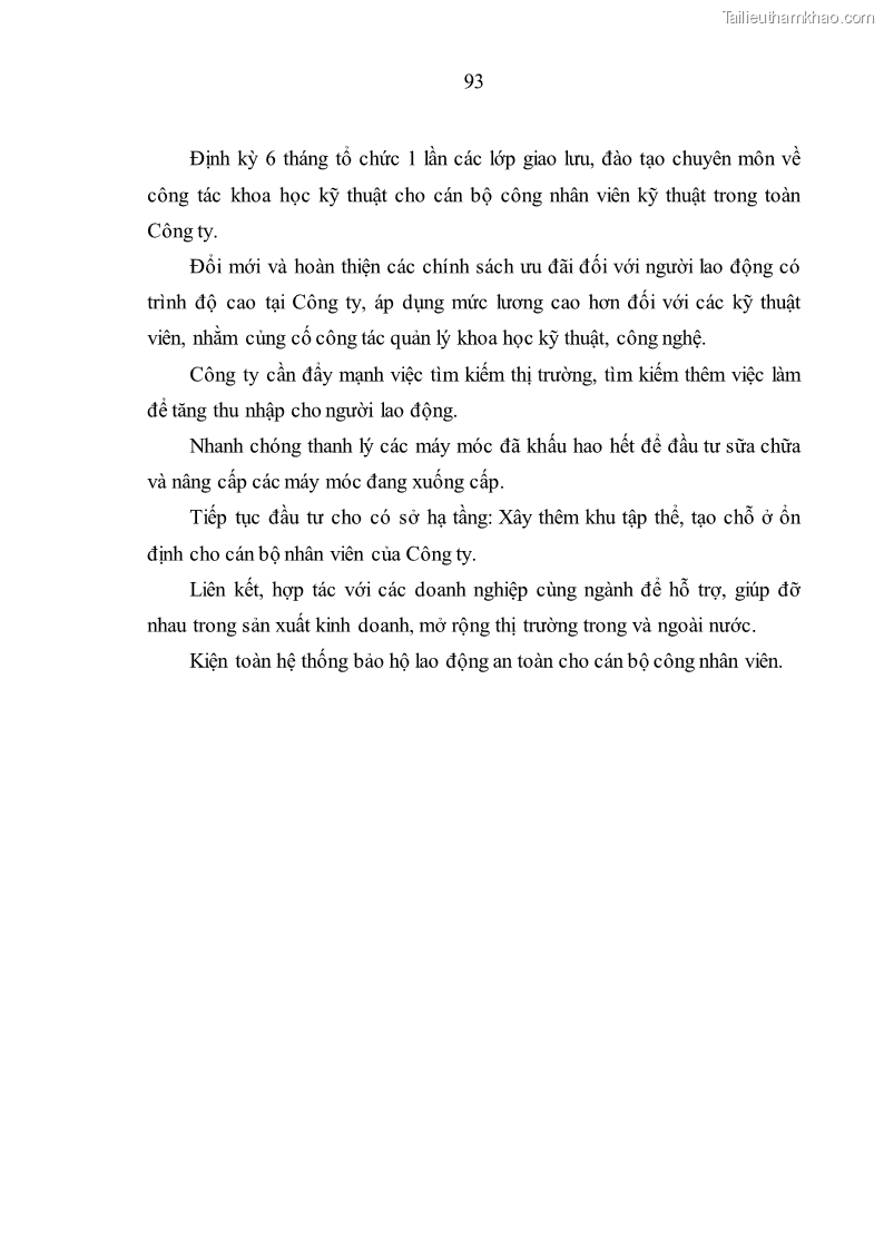 Luận văn thạc sĩ kinh tế Nâng cao chất lượng nhân lực tại Công ty Cổ phần Xây dựng số 1 Hà Nội - 9 Trang 101