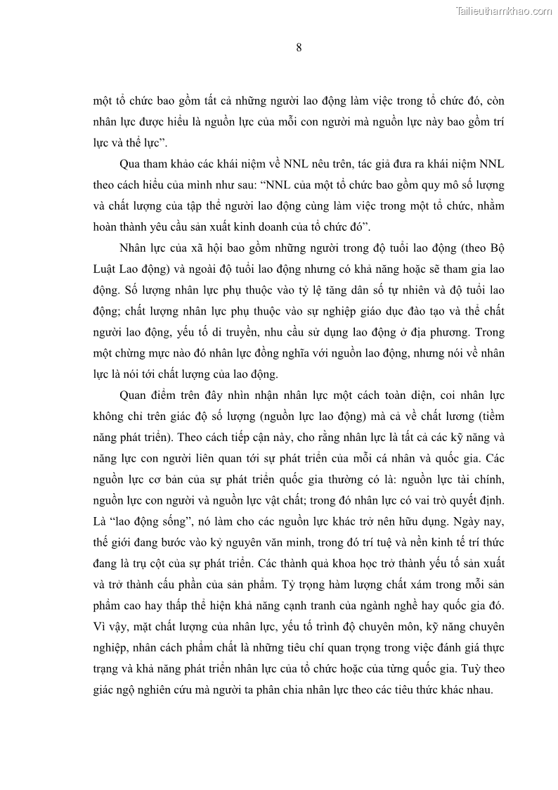 Luận văn thạc sĩ kinh tế Phát triển nhân lực tại Ngân hàng TMCP Quân đội MB - 2 Trang 16