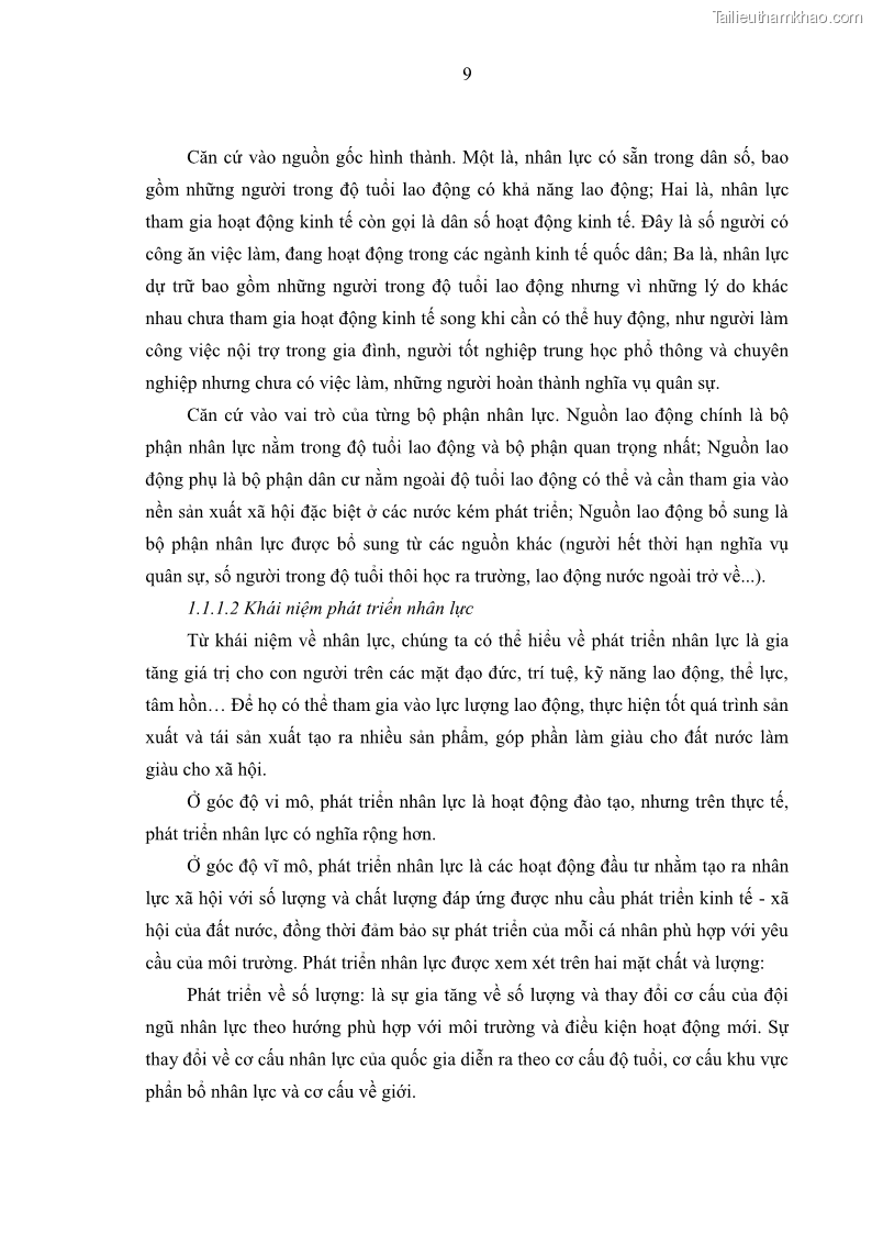 Luận văn thạc sĩ kinh tế Phát triển nhân lực tại Ngân hàng TMCP Quân đội MB - 2 Trang 17