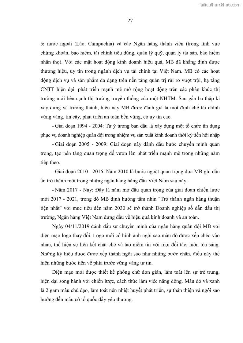Luận văn thạc sĩ kinh tế Phát triển nhân lực tại Ngân hàng TMCP Quân đội MB - 3 Trang 35