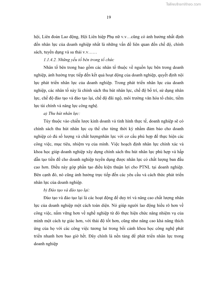 Luận văn thạc sĩ kinh tế Phát triển nhân lực tại Ngân hàng TMCP Quân đội MB - 3 Trang 27