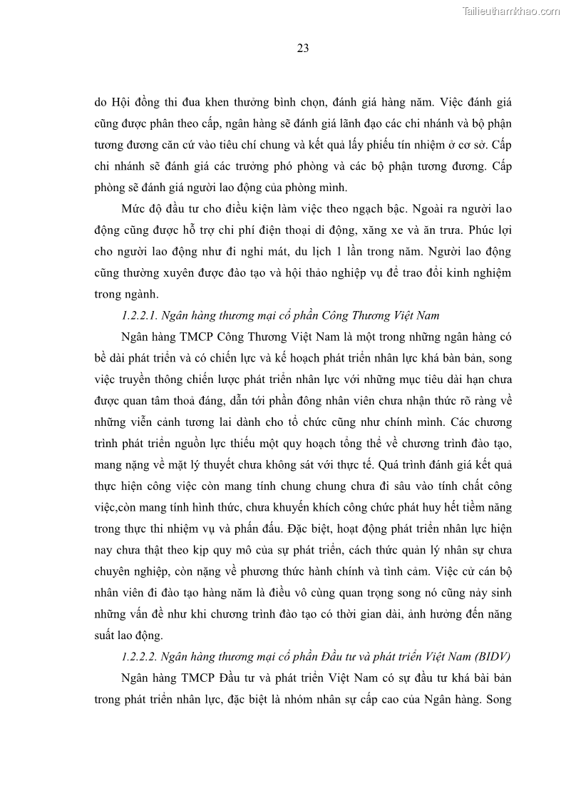 Luận văn thạc sĩ kinh tế Phát triển nhân lực tại Ngân hàng TMCP Quân đội MB - 3 Trang 31
