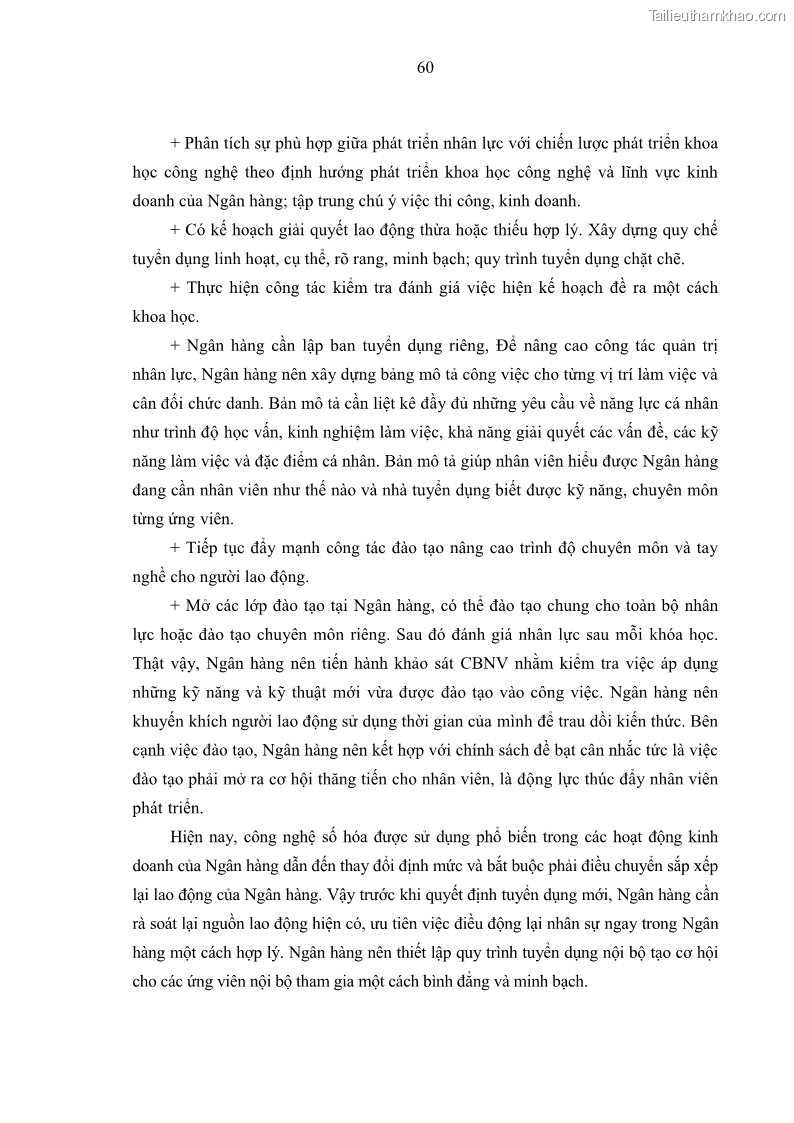 Luận văn thạc sĩ kinh tế Phát triển nhân lực tại Ngân hàng TMCP Quân đội MB - 6 Trang 68