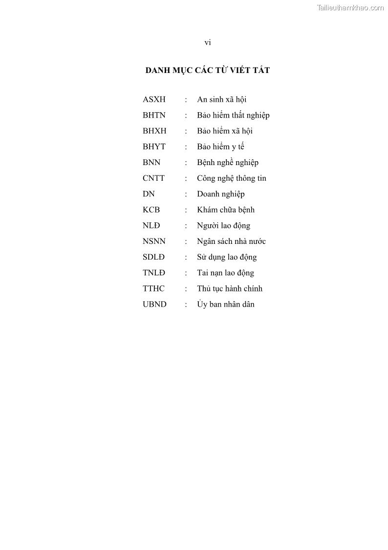 Luận văn thạc sĩ kinh tế Quản lý chi bảo hiểm xã hội tại Tỉnh Nghệ An - 1 Trang 8