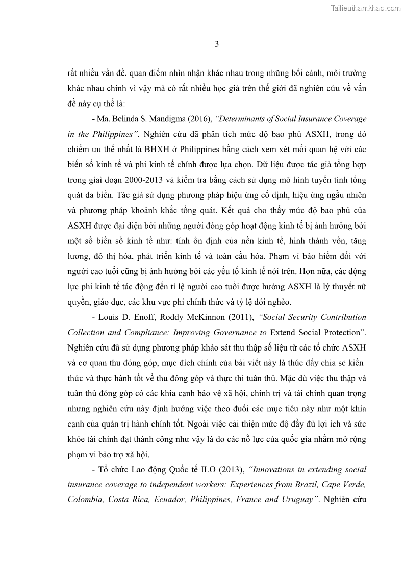 Luận văn thạc sĩ kinh tế Quản lý chi bảo hiểm xã hội tại Tỉnh Nghệ An - 2 Trang 13