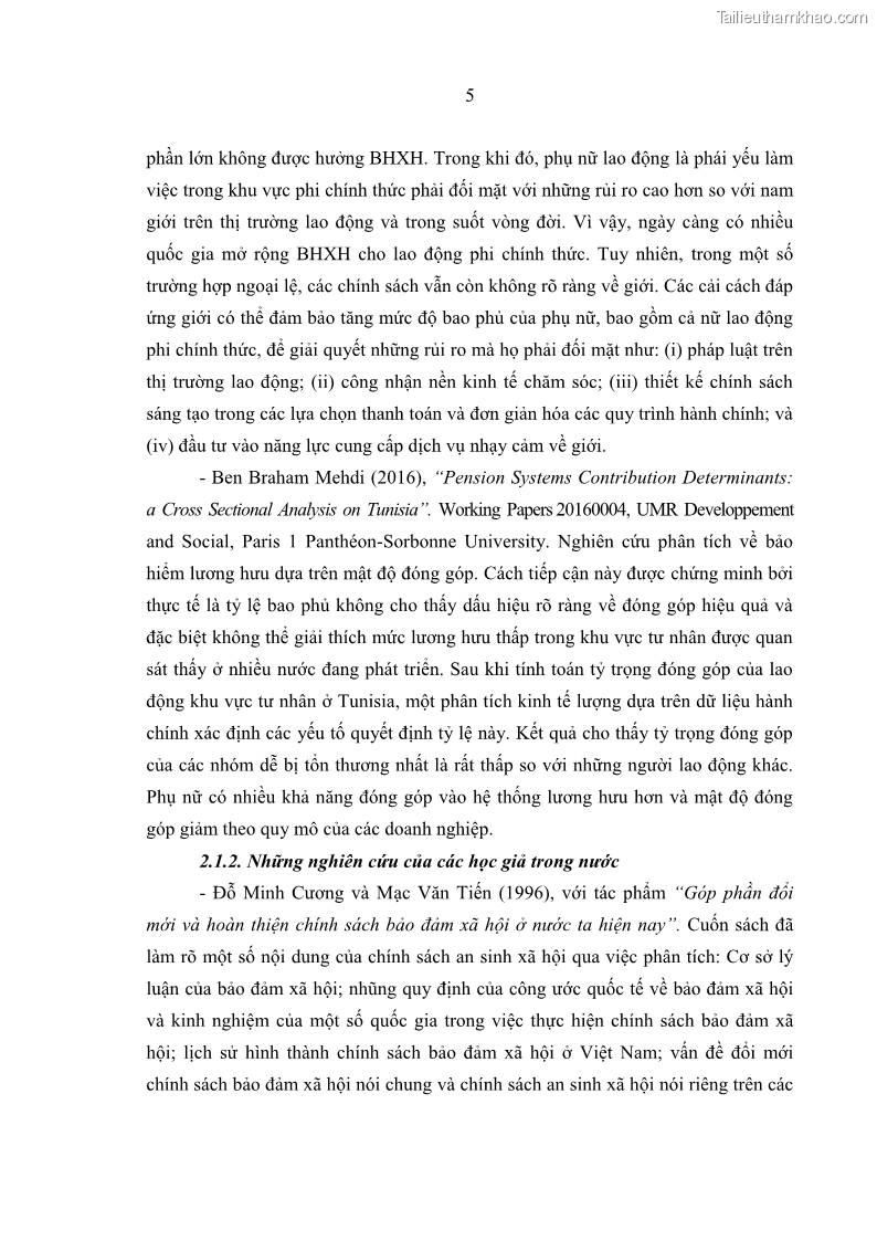 Luận văn thạc sĩ kinh tế Quản lý chi bảo hiểm xã hội tại Tỉnh Nghệ An - 2 Trang 15