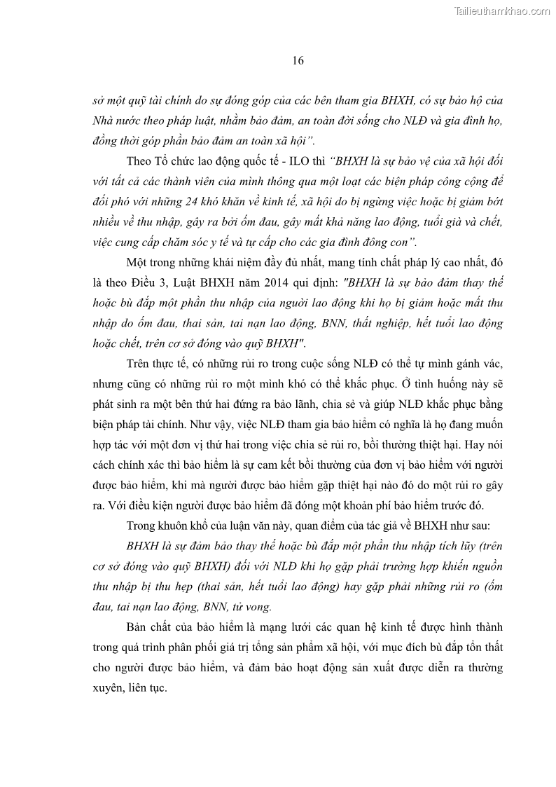 Luận văn thạc sĩ kinh tế Quản lý chi bảo hiểm xã hội tại Tỉnh Nghệ An - 3 Trang 26