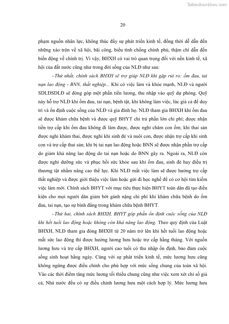 Luận văn thạc sĩ kinh tế Quản lý chi bảo hiểm xã hội tại Tỉnh Nghệ An - 3 Trang 30