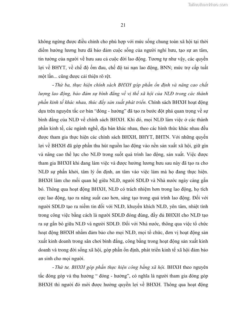 Luận văn thạc sĩ kinh tế Quản lý chi bảo hiểm xã hội tại Tỉnh Nghệ An - 3 Trang 31