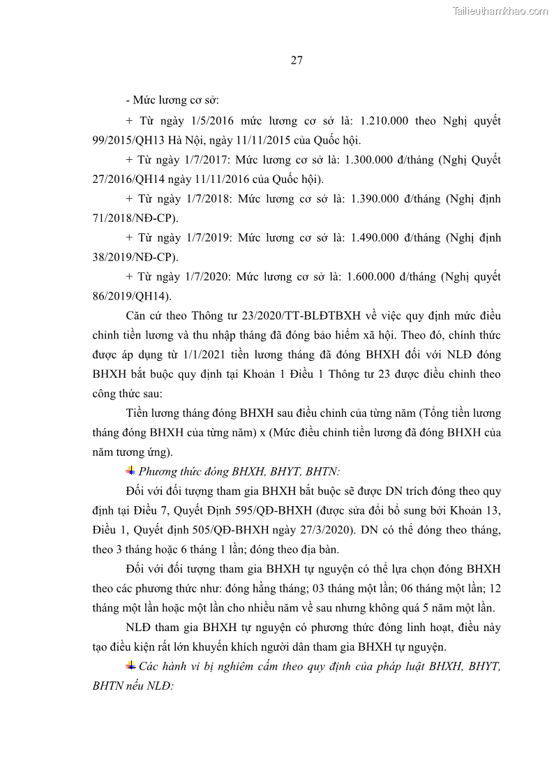 Luận văn thạc sĩ kinh tế Quản lý chi bảo hiểm xã hội tại Tỉnh Nghệ An - 4 Trang 37